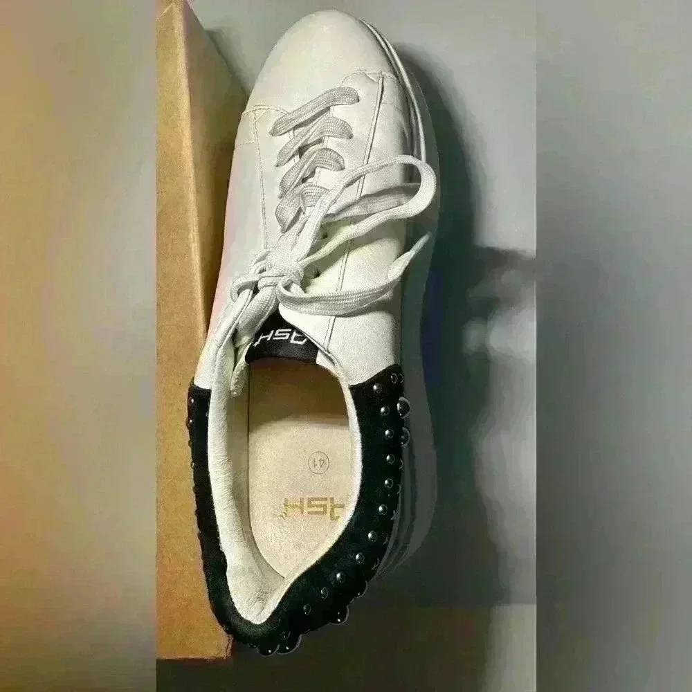 Ash Platform Sneakers with Stud Detail